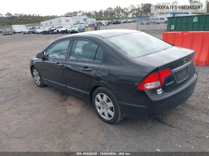 19XFA1F59BE045397 2011 Honda Civic Lx