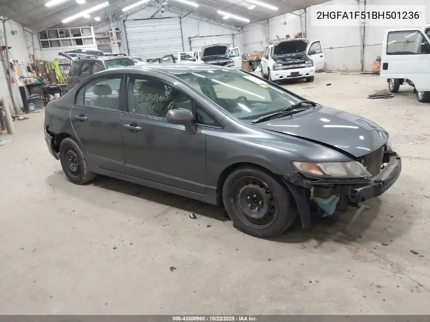 2HGFA1F51BH501236 2011 Honda Civic Lx