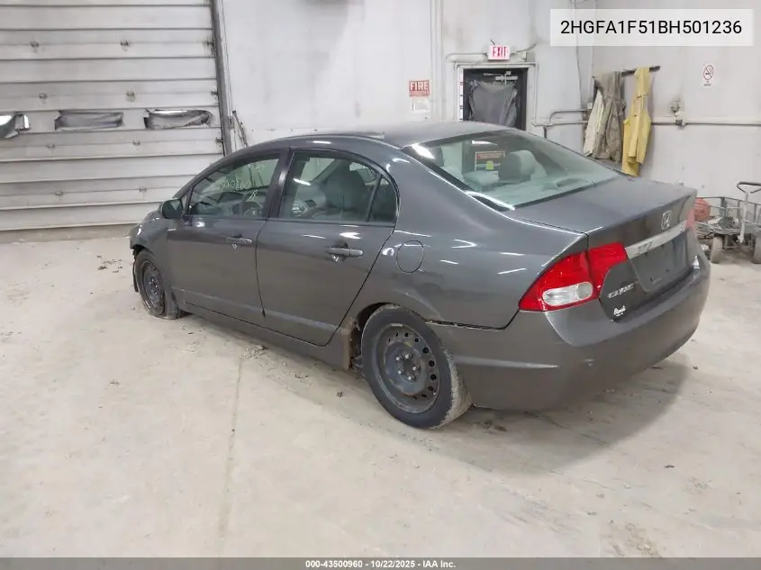 2HGFA1F51BH501236 2011 Honda Civic Lx