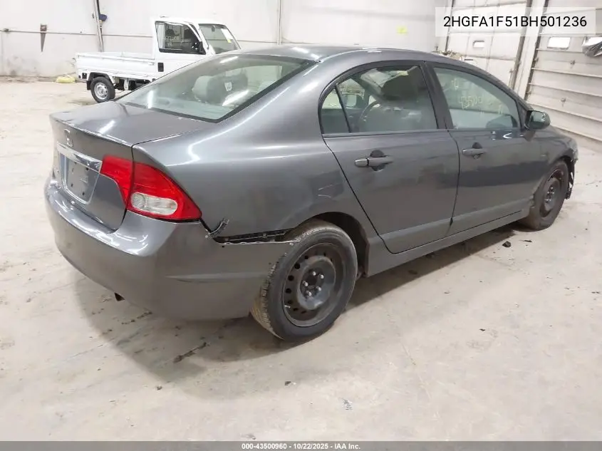 2HGFA1F51BH501236 2011 Honda Civic Lx