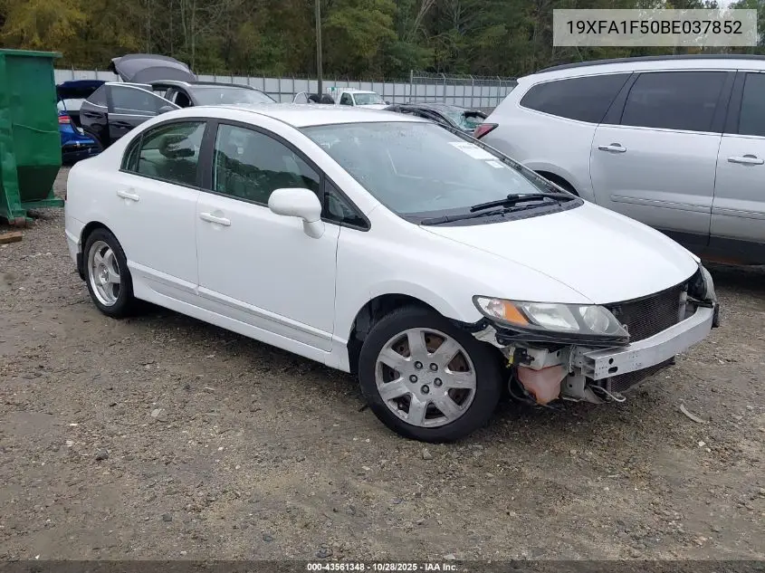 19XFA1F50BE037852 2011 Honda Civic Lx