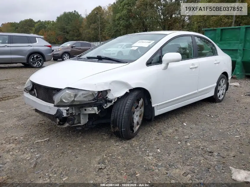 19XFA1F50BE037852 2011 Honda Civic Lx