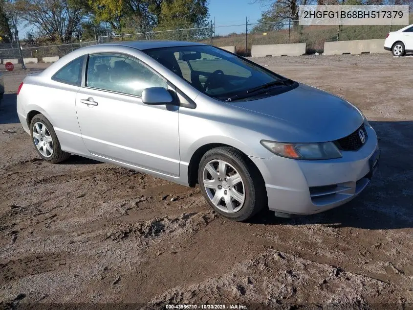 2HGFG1B68BH517379 2011 Honda Civic Lx