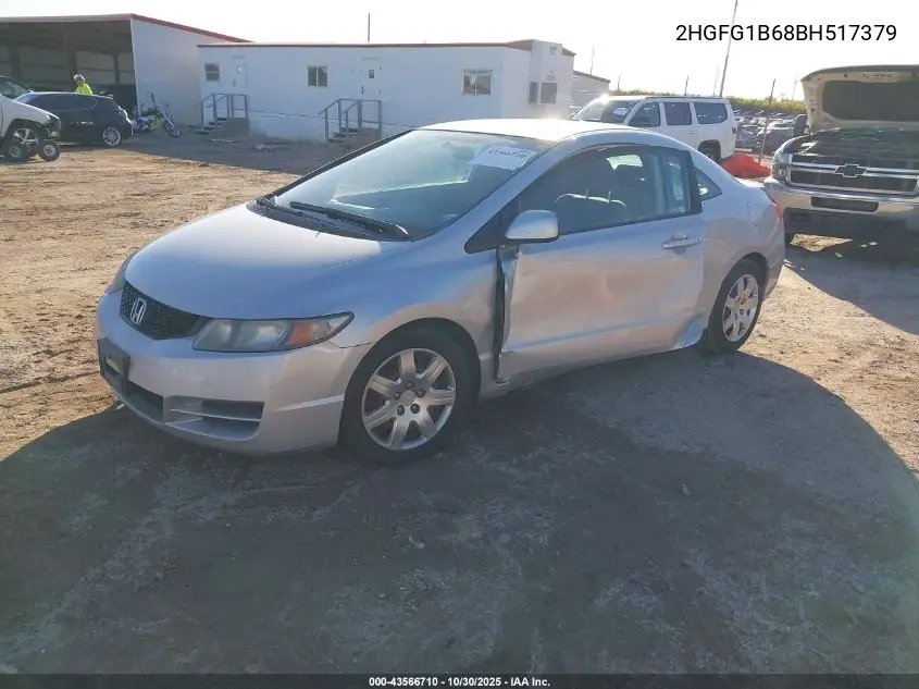 2HGFG1B68BH517379 2011 Honda Civic Lx