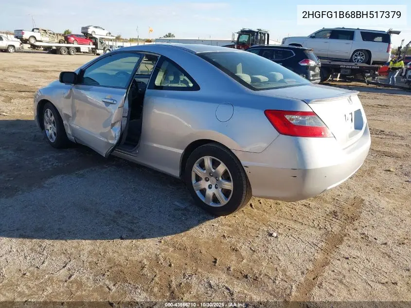 2HGFG1B68BH517379 2011 Honda Civic Lx