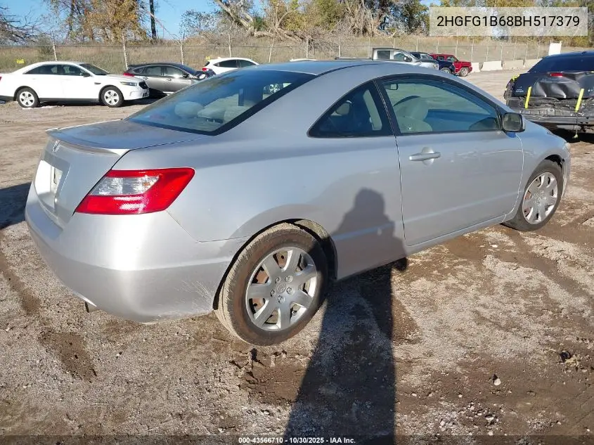 2HGFG1B68BH517379 2011 Honda Civic Lx