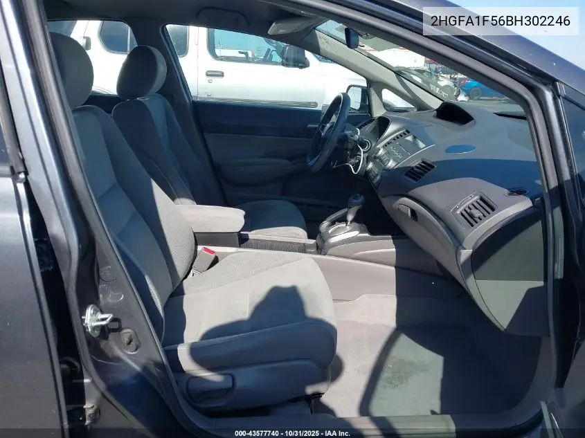 2HGFA1F56BH302246 2011 Honda Civic Lx