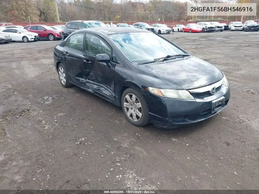 2HGFA1F56BH546916 2011 Honda Civic Lx