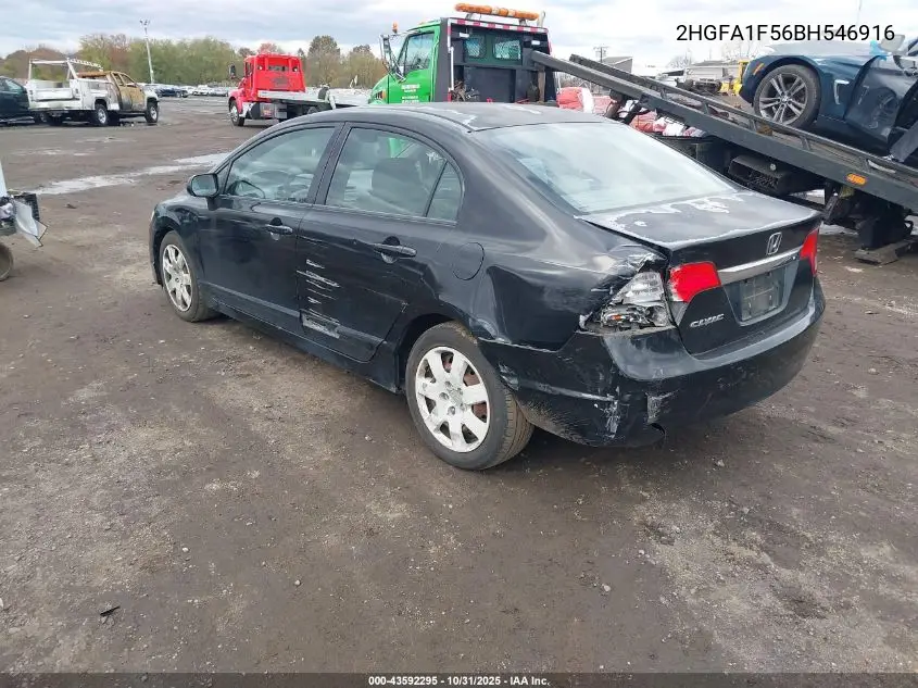 2HGFA1F56BH546916 2011 Honda Civic Lx