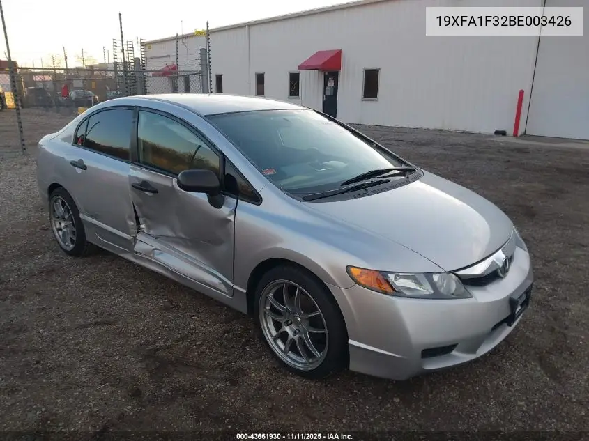 19XFA1F32BE003426 2011 Honda Civic Vp