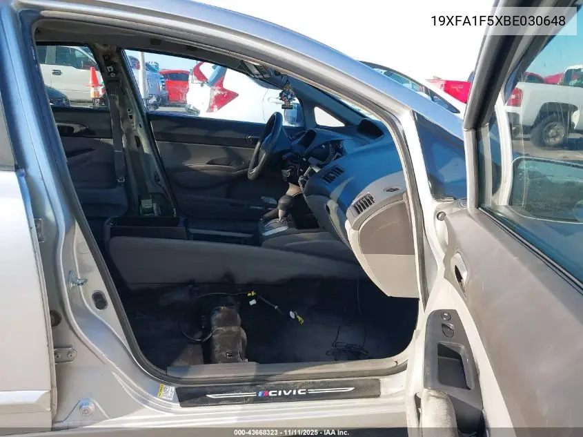 19XFA1F5XBE030648 2011 Honda Civic Lx