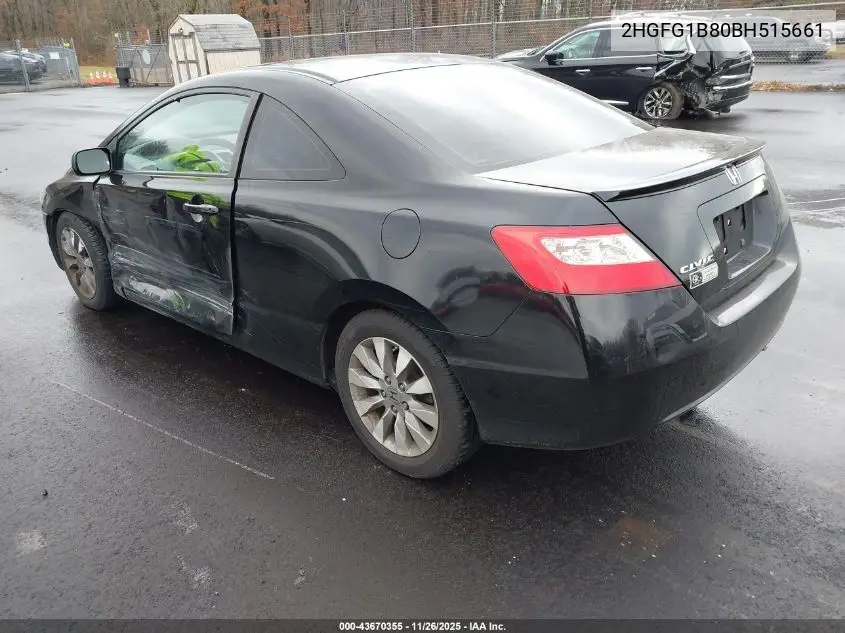 2HGFG1B80BH515661 2011 Honda Civic Ex