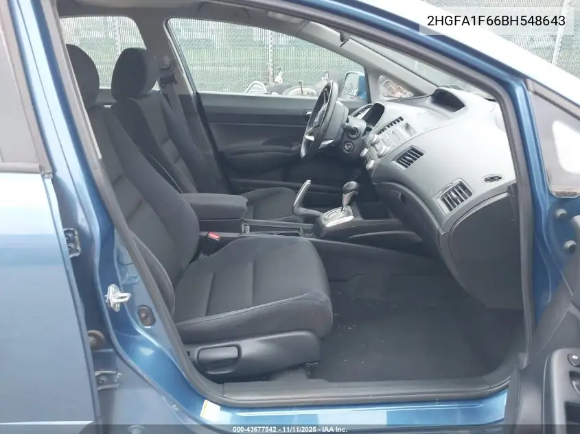 2HGFA1F66BH548643 2011 Honda Civic Lx-S