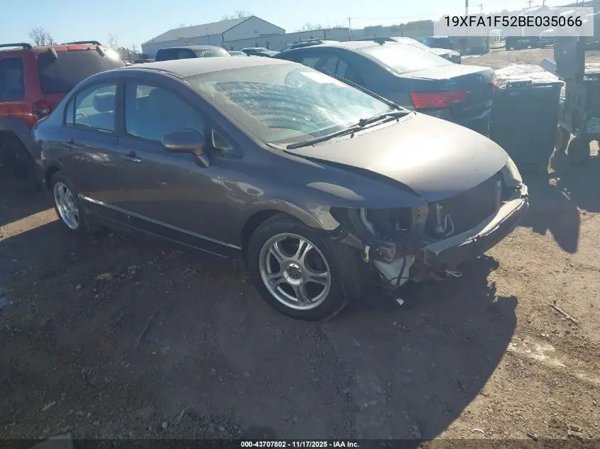 19XFA1F52BE035066 2011 Honda Civic Lx