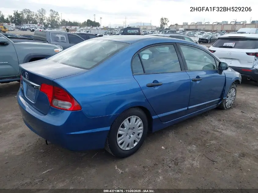 2HGFA1F32BH529206 2011 Honda Civic Vp