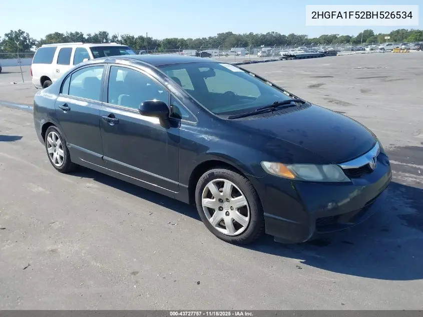 2HGFA1F52BH526534 2011 Honda Civic Lx