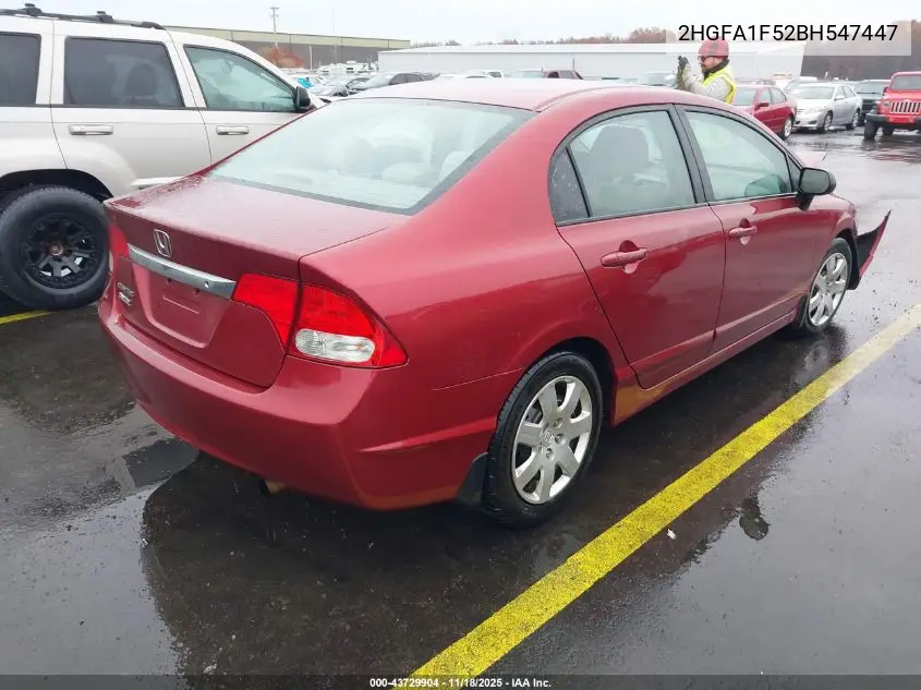 2HGFA1F52BH547447 2011 Honda Civic Lx