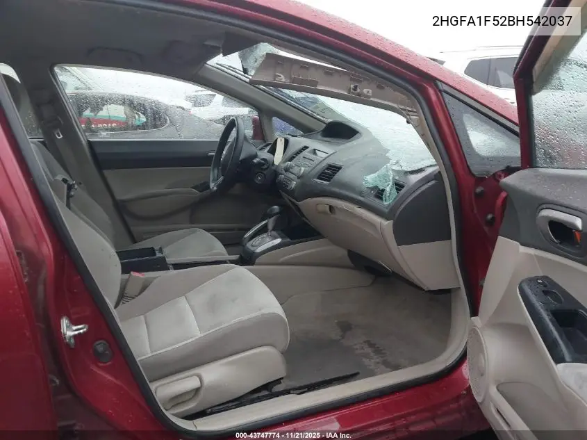 2HGFA1F52BH542037 2011 Honda Civic Lx