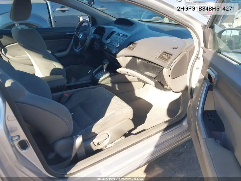 2HGFG1B84BH514271 2011 Honda Civic Ex