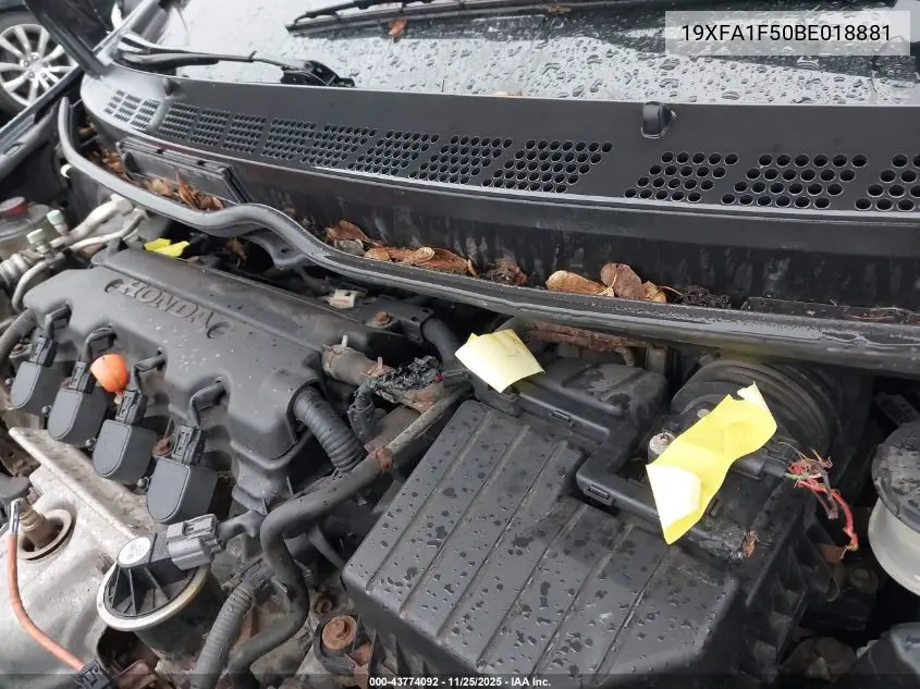 19XFA1F50BE018881 2011 Honda Civic Lx