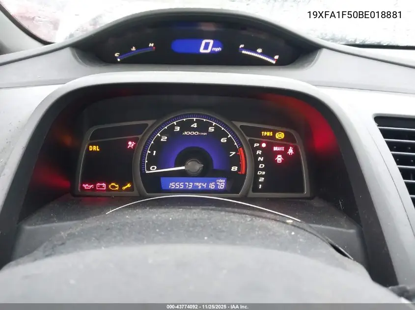 19XFA1F50BE018881 2011 Honda Civic Lx