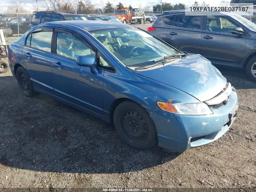 19XFA1F52BE037187 2011 Honda Civic Lx