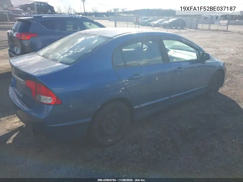 19XFA1F52BE037187 2011 Honda Civic Lx