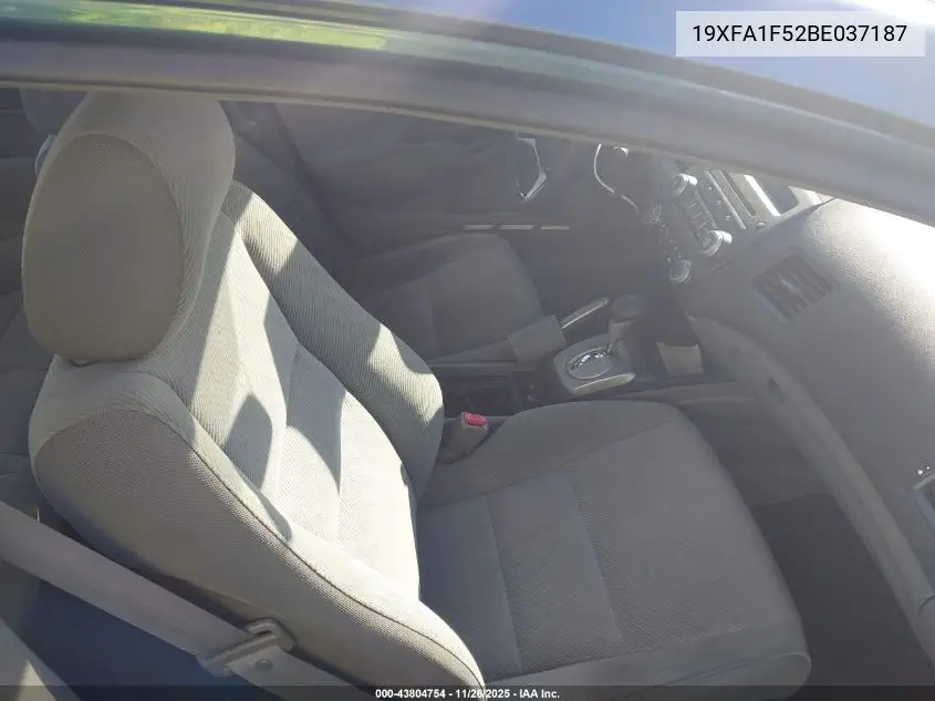 19XFA1F52BE037187 2011 Honda Civic Lx