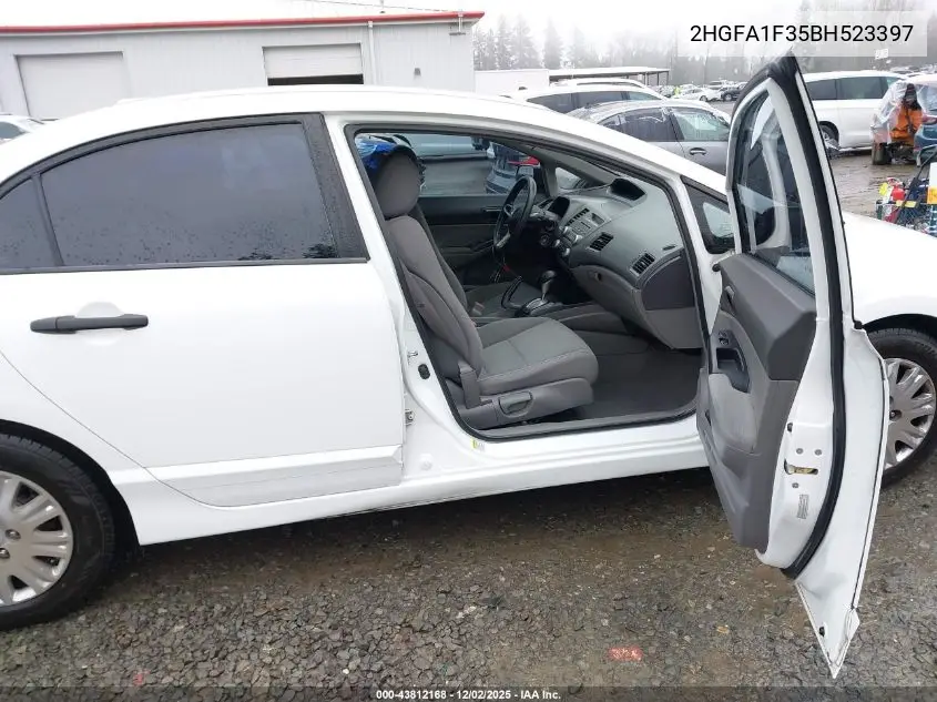 2HGFA1F35BH523397 2011 Honda Civic Vp