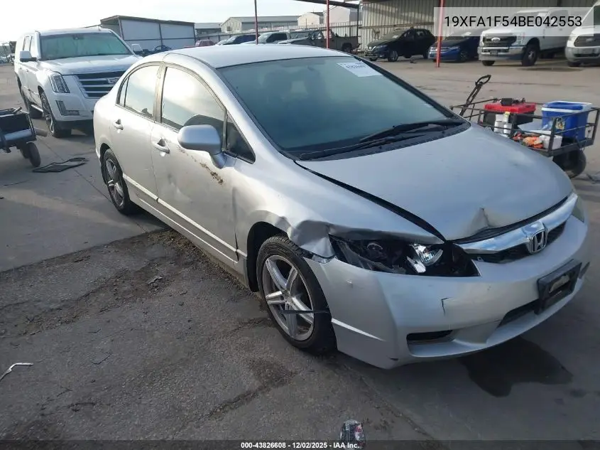 19XFA1F54BE042553 2011 Honda Civic Lx