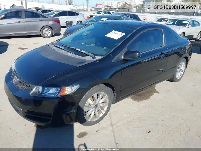 2HGFG1B83BH509997 2011 Honda Civic Ex