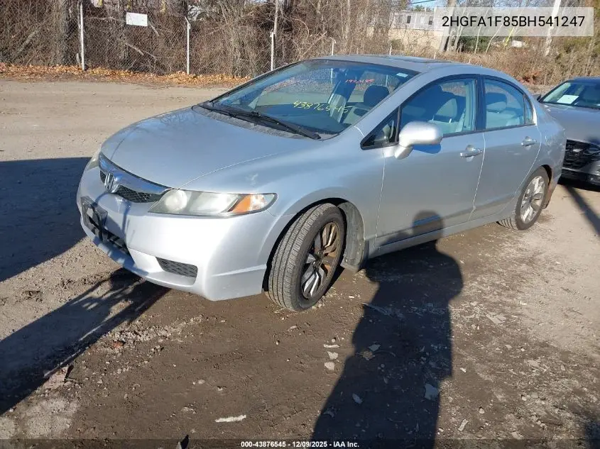 2HGFA1F85BH541247 2011 Honda Civic Ex
