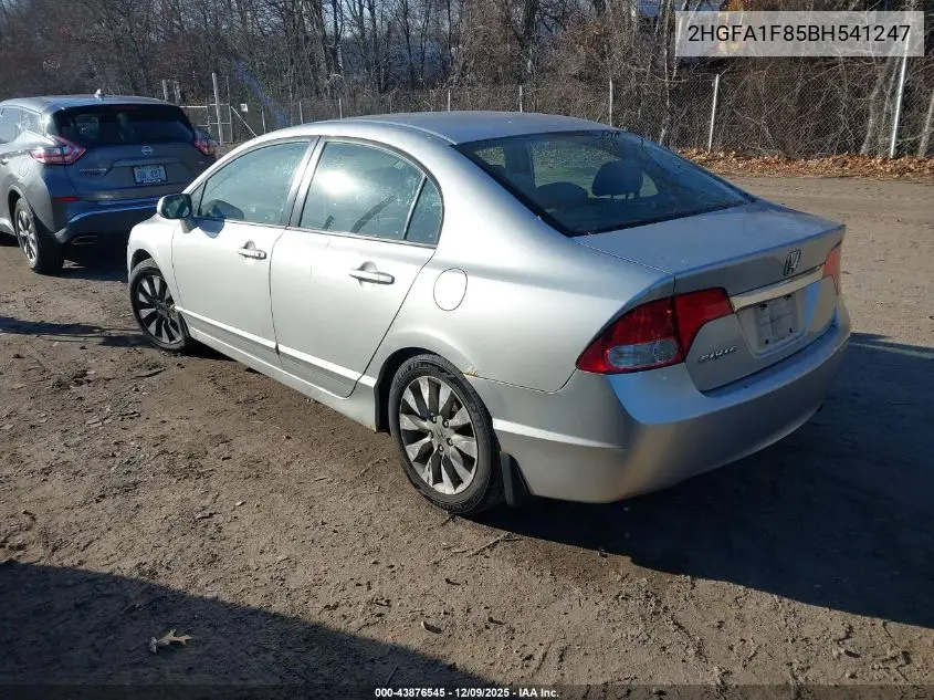 2HGFA1F85BH541247 2011 Honda Civic Ex