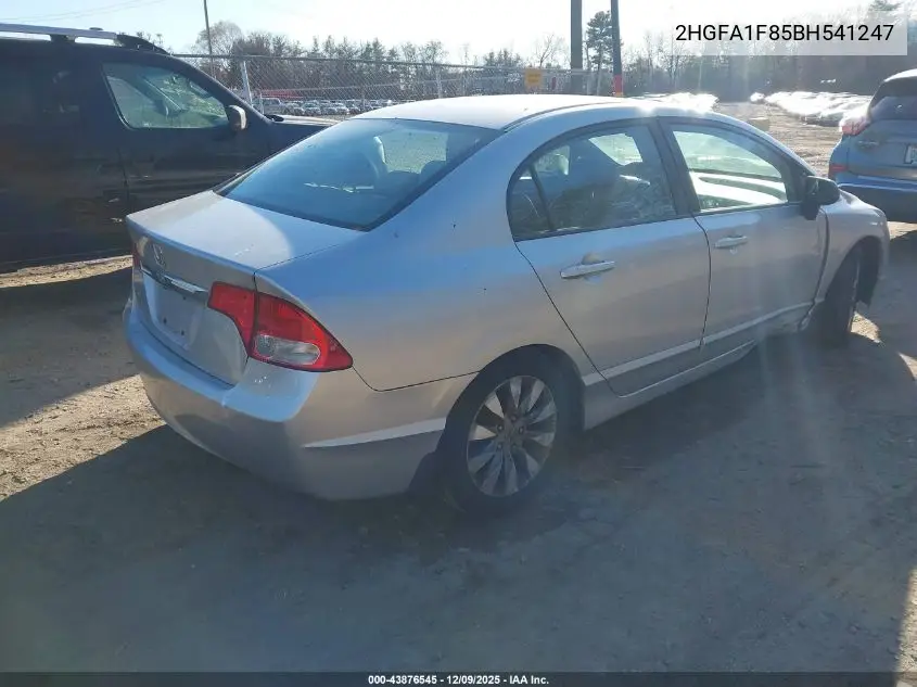 2HGFA1F85BH541247 2011 Honda Civic Ex