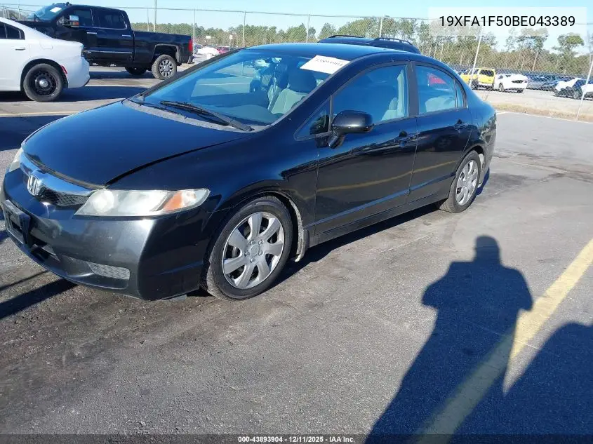 19XFA1F50BE043389 2011 Honda Civic Lx