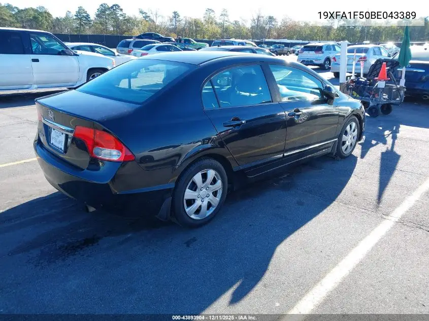 19XFA1F50BE043389 2011 Honda Civic Lx