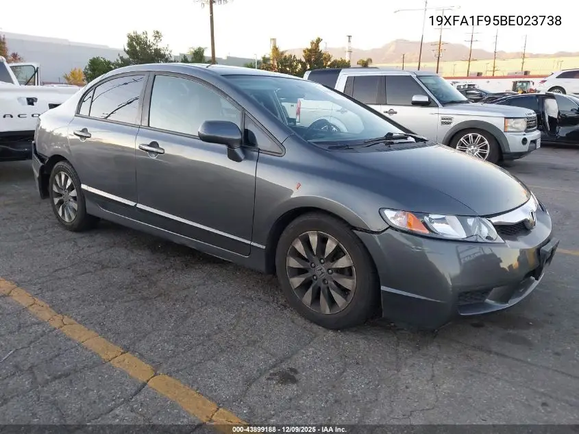 19XFA1F95BE023738 2011 Honda Civic Ex-L