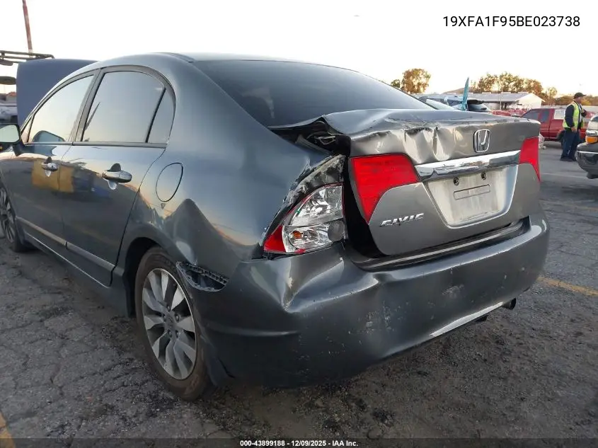 19XFA1F95BE023738 2011 Honda Civic Ex-L