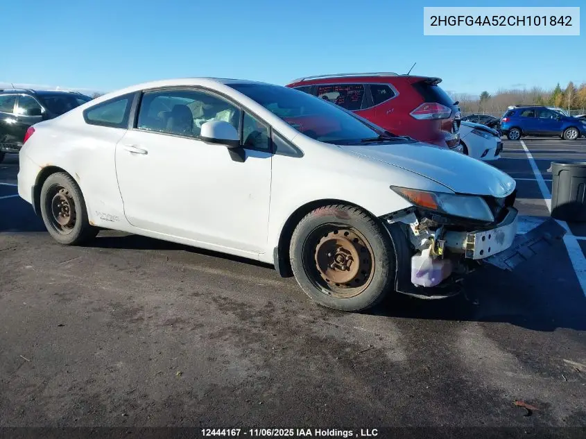 2HGFG4A52CH101842 2012 Honda Civic Si Si
