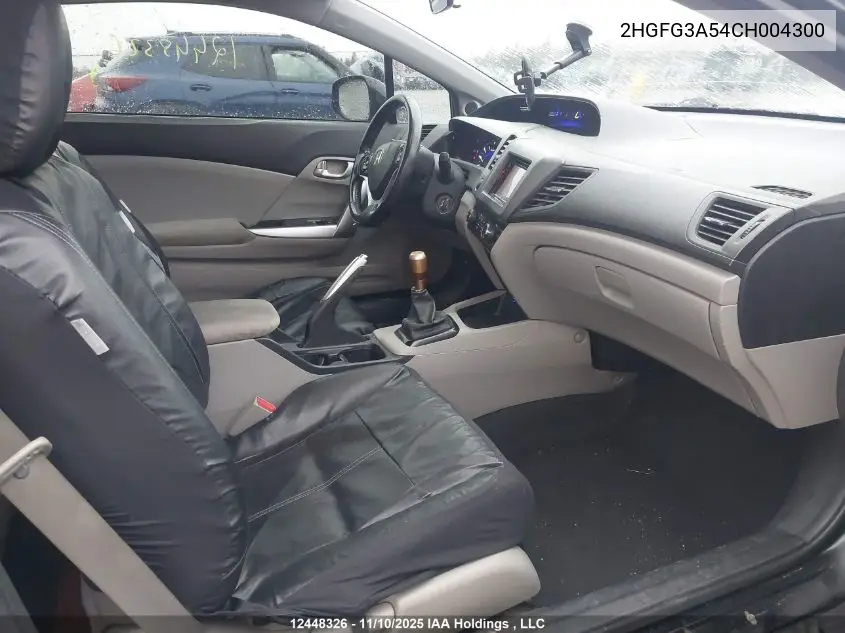 2HGFG3A54CH004300 2012 Honda Civic Ex