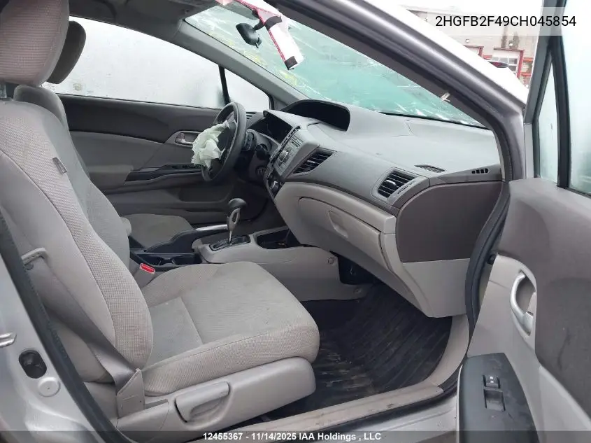 2HGFB2F49CH045854 2012 Honda Civic Lx