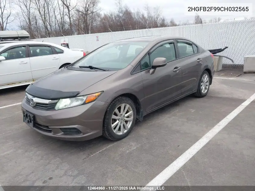 2HGFB2F99CH032565 2012 Honda Civic