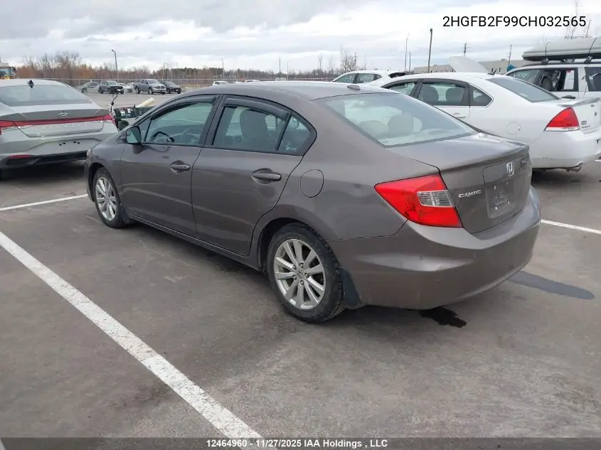 2HGFB2F99CH032565 2012 Honda Civic