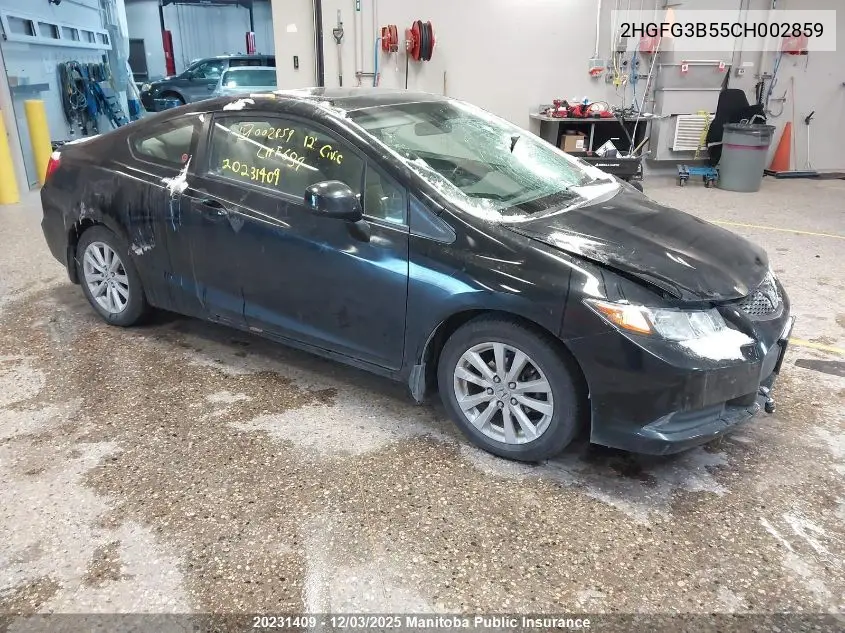 2HGFG3B55CH002859 2012 Honda Civic Ex