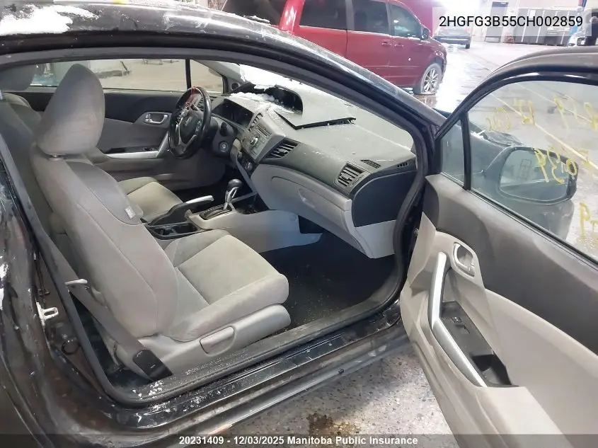 2HGFG3B55CH002859 2012 Honda Civic Ex