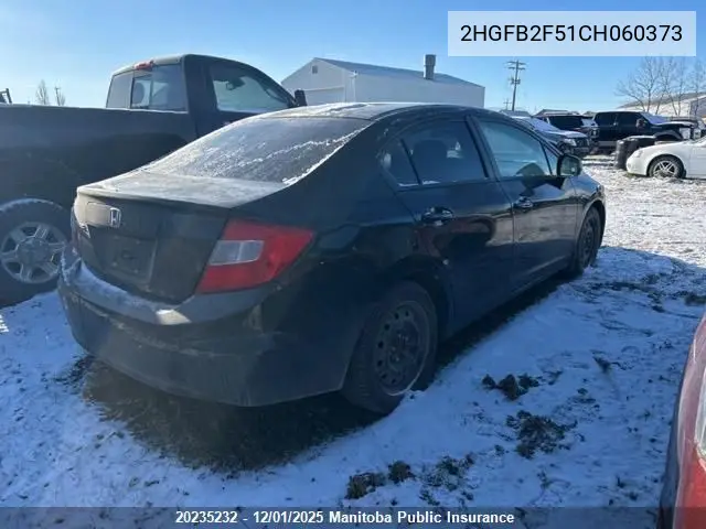2HGFB2F51CH060373 2012 Honda Civic Lx