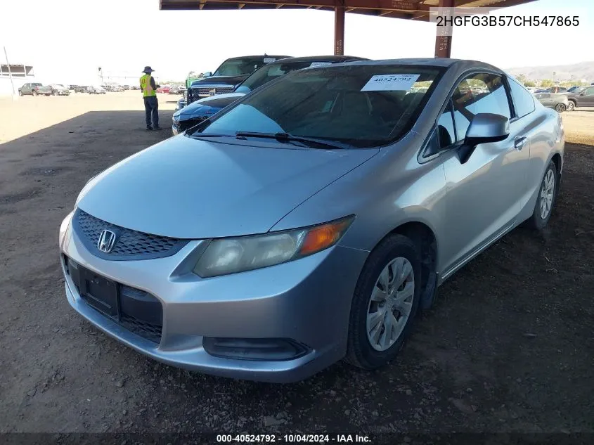 2HGFG3B57CH547865 2012 Honda Civic Lx