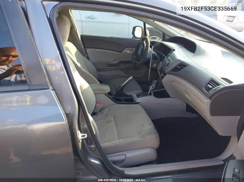 19XFB2F53CE335669 2012 Honda Civic Lx