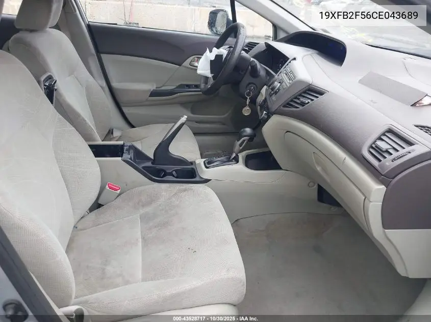 19XFB2F56CE043689 2012 Honda Civic Lx