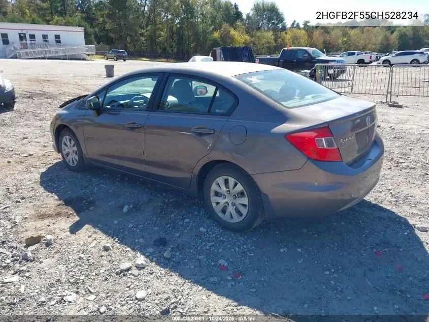 2HGFB2F55CH528234 2012 Honda Civic Lx